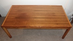 Danish Rosewood Coffee Table with fluted legs