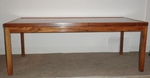 Danish Rosewood Coffee Table with fluted legs