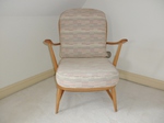 1970s Vintage Ercol Windsor Easy Chair - Natural Finish