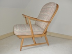 1970s Vintage Ercol Windsor Easy Chair - Natural Finish