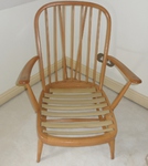 1970s Vintage Ercol Windsor Easy Chair - Natural Finish