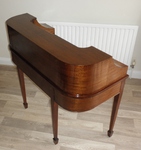 Edwardian Sheraton Style Mahogany Carlton House Desk