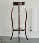 Edwardian Mahogany Sheraton Style Plant Stand / Torchere