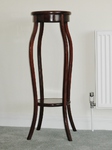 Edwardian Mahogany Sheraton Style Plant Stand / Torchere