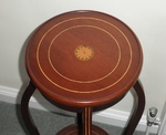 Edwardian Mahogany Sheraton Style Plant Stand / Torchere
