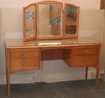 Stag Dressing Table with Stool (or Desk)