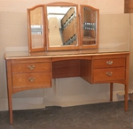 Stag Dressing Table with Stool (or Desk)