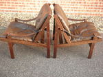 Pair of Torbjørn Afdal, Hunter Chairs by Bruksbo, Norway