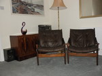Pair of Torbjørn Afdal, Hunter Chairs by Bruksbo, Norway