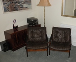 Pair of Torbjørn Afdal, Hunter Chairs by Bruksbo, Norway