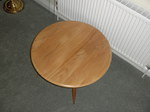 1950s Ercol Circular Coffee / Supper Table – Light Finish 