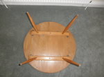 1950s Ercol Circular Coffee / Supper Table – Light Finish 