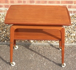 Arne Hovmand-Olsen Style Danish Teak Serving Trolley 