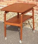 Arne Hovmand-Olsen Style Danish Teak Serving Trolley 