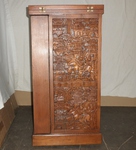 Oriental Teak Cocktail Cabinet / Drinks Bar