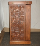 Oriental Teak Cocktail Cabinet / Drinks Bar