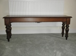 C1890 Carved Oak Hall Bench