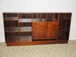 1960s Danish Farso Mobelfabrik Long Rosewood Bookcase