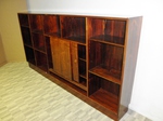 1960s Danish Farso Mobelfabrik Long Rosewood Bookcase