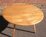 Ercol Drop Leaf Dining Table & 4 Windsor Quaker Chairs 