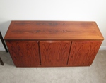 Skovby Three Door Rosewood Credenza Sideboard