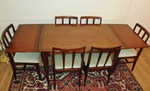 1960s Volnay Dining Table & Six Chairs – John Herbert / A Younger Ltd 