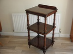Regency Mahogany 3 tier Whatnot / Etagere / Buffet