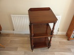 Regency Mahogany 3 tier Whatnot / Etagere / Buffet
