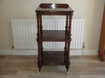 Regency Mahogany 3 tier Whatnot / Etagere / Buffet