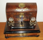 19th Century Walnut Desk Stand 