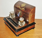 19th Century Walnut Desk Stand 