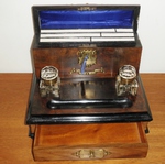 19th Century Walnut Desk Stand 
