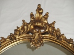 Large Ornate French Gilded Mirror – Circular form