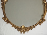 Large Ornate French Gilded Mirror – Circular form