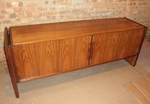 1970s Dyrlund Executive Tambour Credenza / Sideboard
