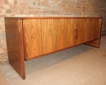 1970s Dyrlund Executive Tambour Credenza / Sideboard