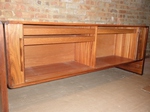 1970s Dyrlund Executive Tambour Credenza / Sideboard