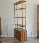 Ercol (Giraffe) Room Divider / Bookcase – Natural Finish 