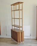 Ercol (Giraffe) Room Divider / Bookcase – Natural Finish 