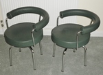 Pair of Charlotte Perriand - LC7 Swivel Armchairs