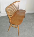 Ercol 2-Seater Love Seat Settee – Natural Finish