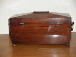 Regency Rosewood Tea Caddy