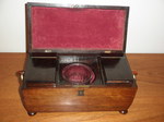 Regency Rosewood Tea Caddy