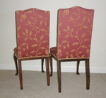 Pair of French Empire Style Mahogany Salon/Side/Bedroom Chairs 