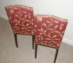 Pair of French Empire Style Mahogany Salon/Side/Bedroom Chairs 