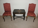 Pair of French Empire Style Mahogany Salon/Side/Bedroom Chairs 