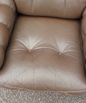 Pair of Art Deco Style - Ryesberg Mobler Leather Armchairs