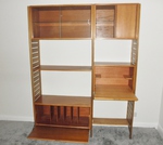 Staples Teak Ladderax 2 Bay Unit 