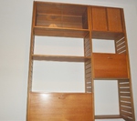 Staples Teak Ladderax 2 Bay Unit 