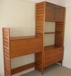 Staples Teak Ladderax 2 Bay Unit